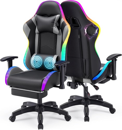 Rgb gaming chair - gaming, lights